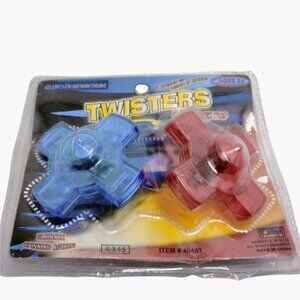 Twisters Dual Top Ultimate Spinning Action Patriotic 4th of July Toy Set